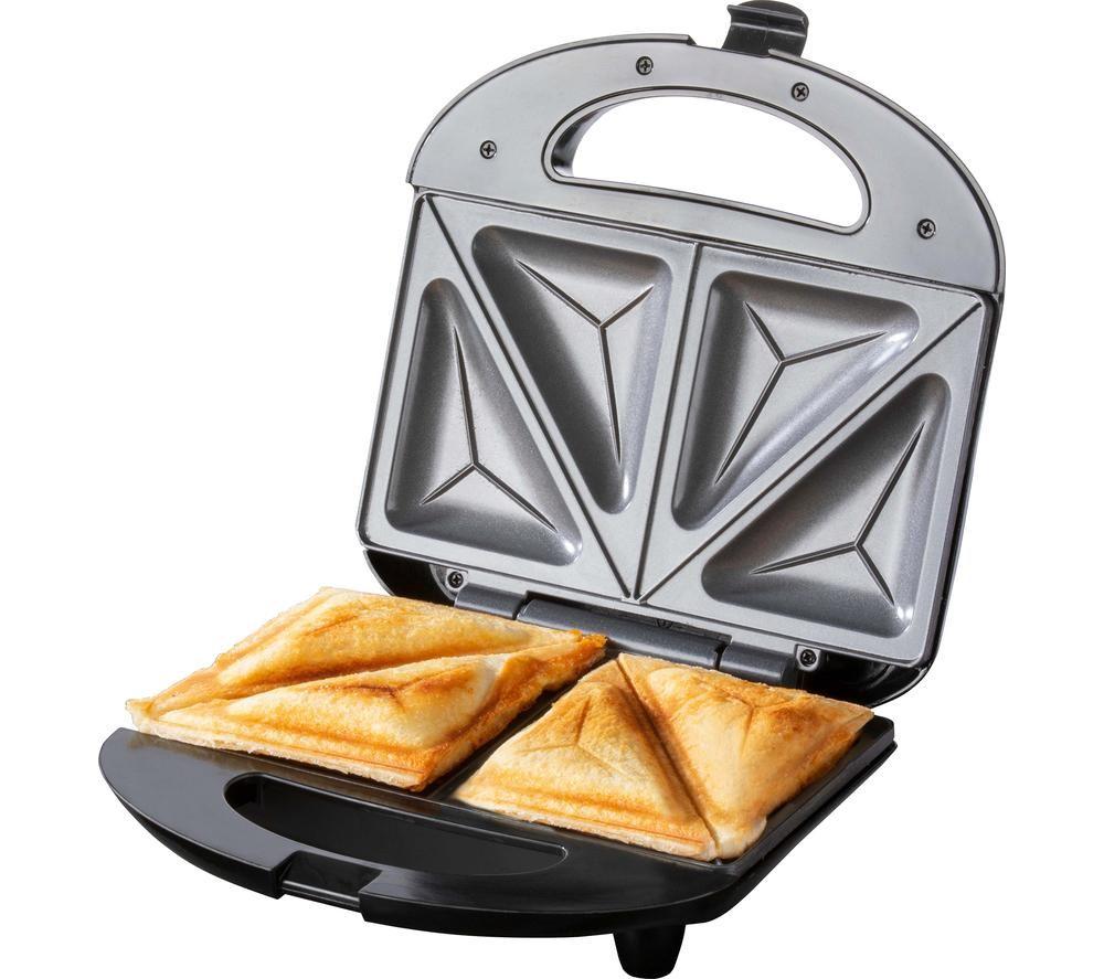 DAEWOO SDA1715GE Sandwich Maker Stainless Steel Black