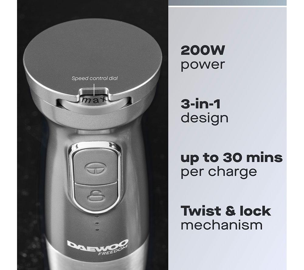 DAEWOO Freedom SDA2633GE Hand Blender - Black image number 2 of 8
