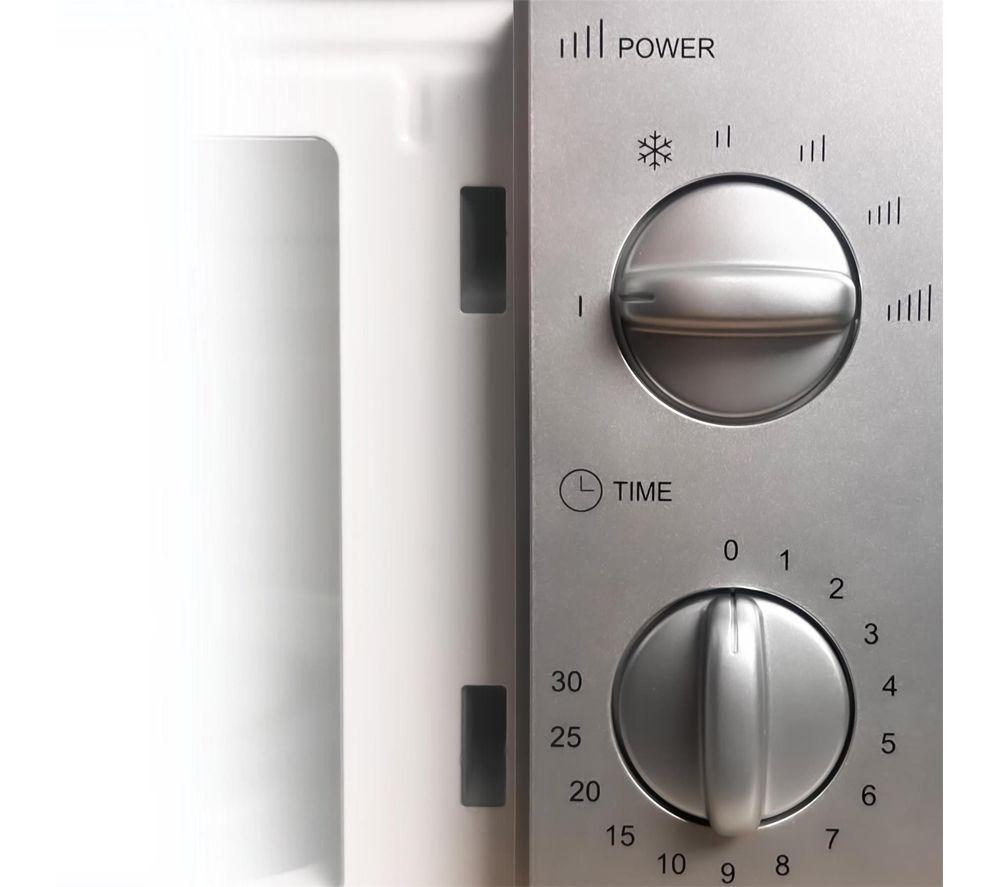 HAMILTON BEACH Rise Brushed HBKTMB Solo Microwave, Electric Kettle & 4-Slice Toaster Bundle - Silver image number 2 of 9