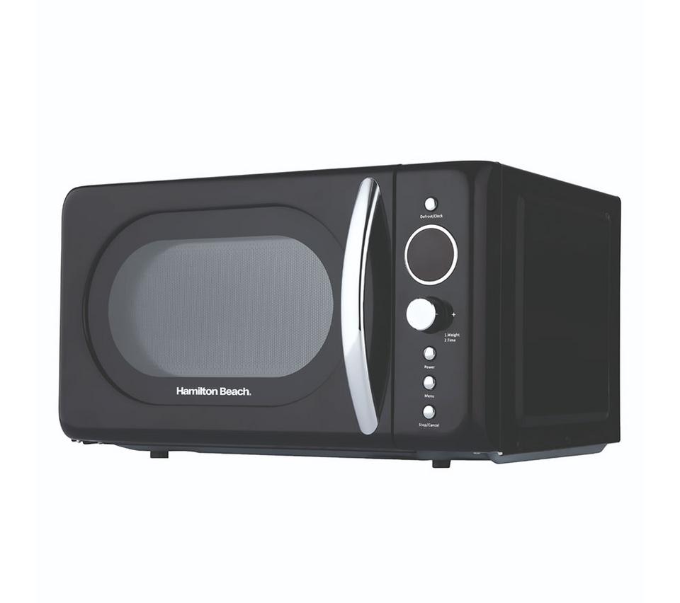 HAMILTON BEACH Retro HB70H20B Compact Solo Microwave - Black