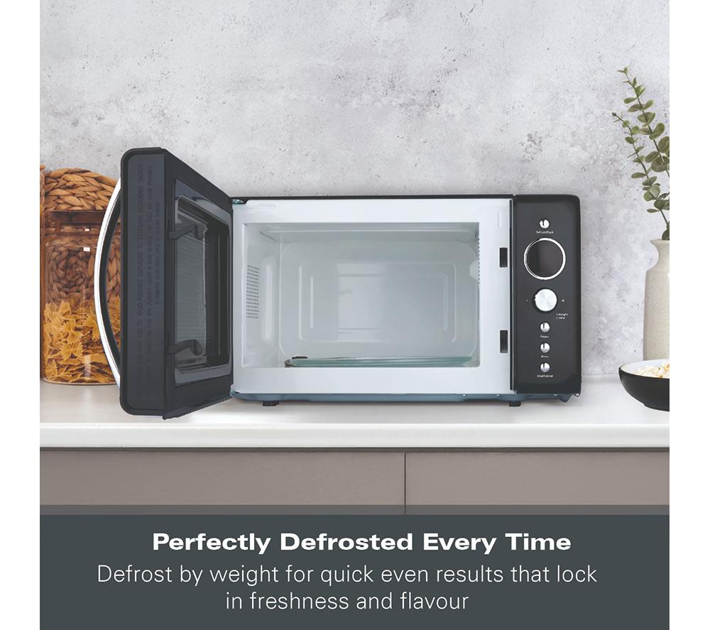 HAMILTON BEACH Retro HB70H20B Compact Solo Microwave - Black image number 7 of 10