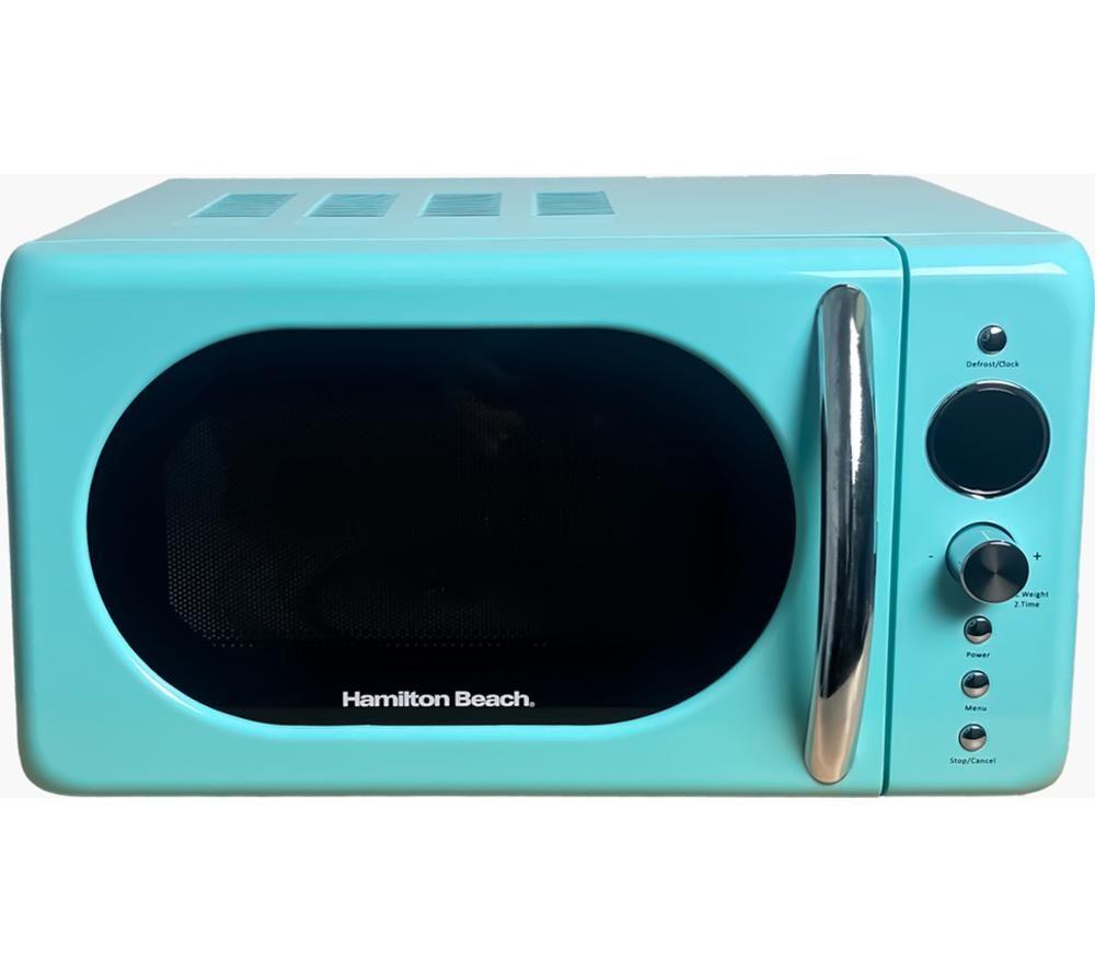 HAMILTON BEACH Retro HB70H20M Compact Solo Microwave - Mint