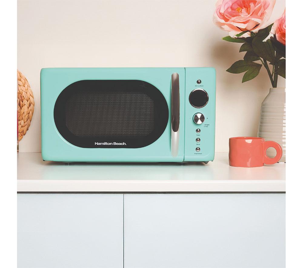 HAMILTON BEACH Retro HB70H20M Compact Solo Microwave - Mint image number 3 of 14