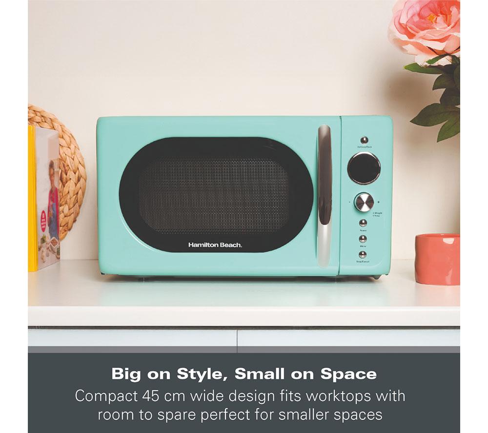 HAMILTON BEACH Retro HB70H20M Compact Solo Microwave - Mint image number 7 of 14