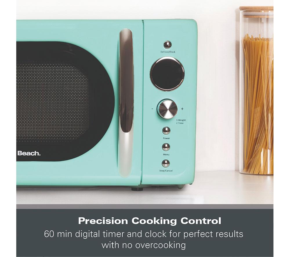 HAMILTON BEACH Retro HB70H20M Compact Solo Microwave - Mint image number 9 of 14