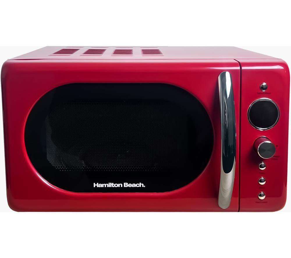 HAMILTON BEACH Retro HB70H20R Compact Solo Microwave - Red Red