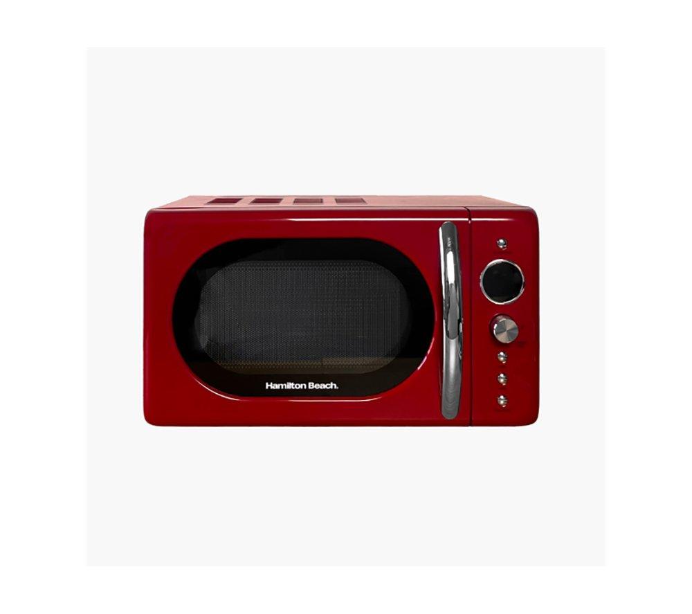 HAMILTON BEACH Retro HB70H20R Compact Solo Microwave - Red