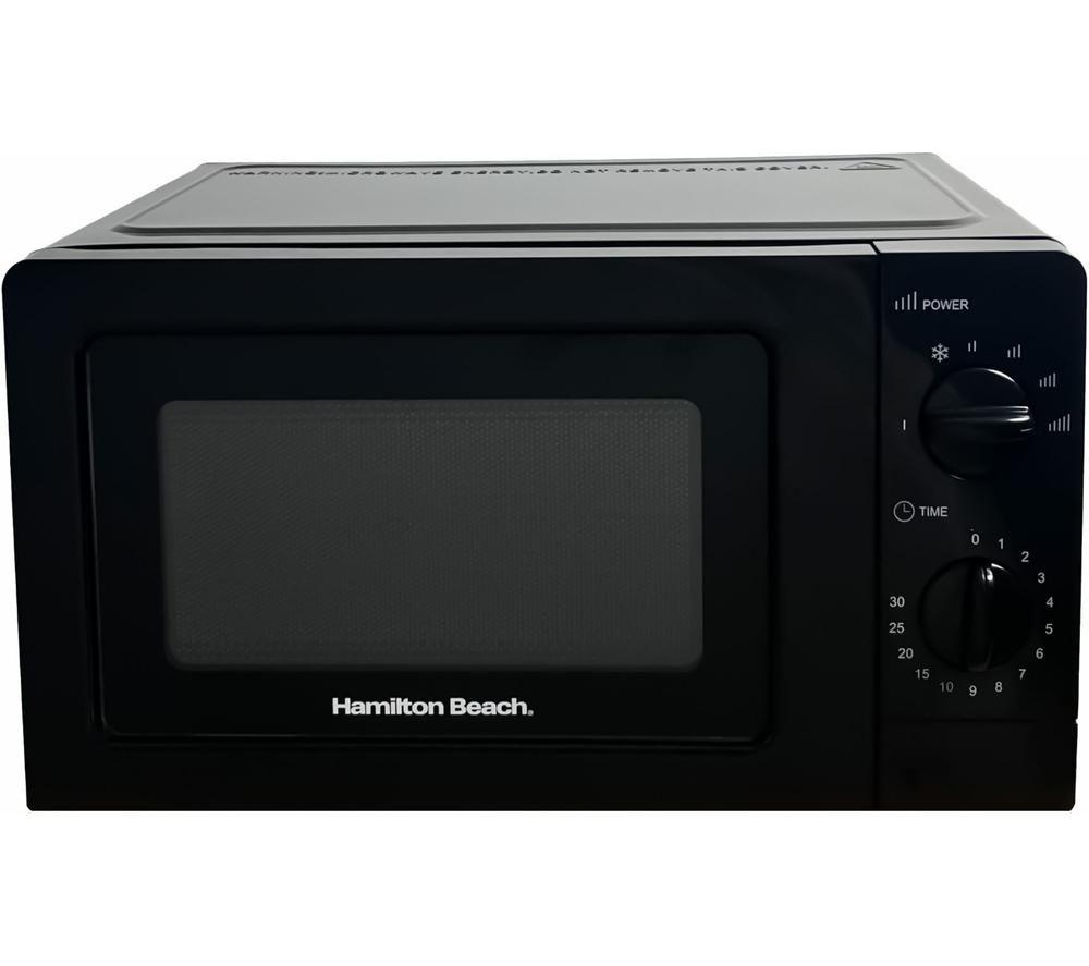 HAMILTON BEACH HB70T20B Compact Solo Microwave - Black, Black
