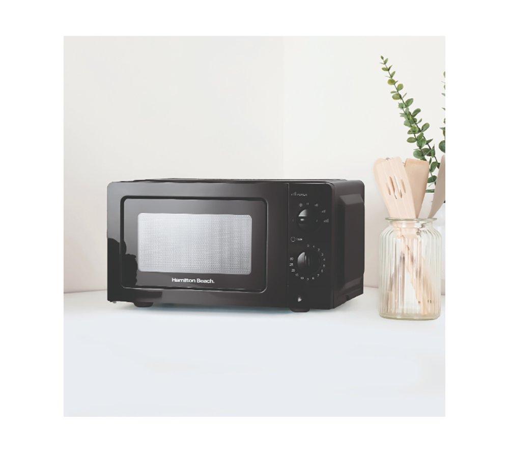 HAMILTON BEACH HB70T20B Compact Solo Microwave - Black image number 8 of 10