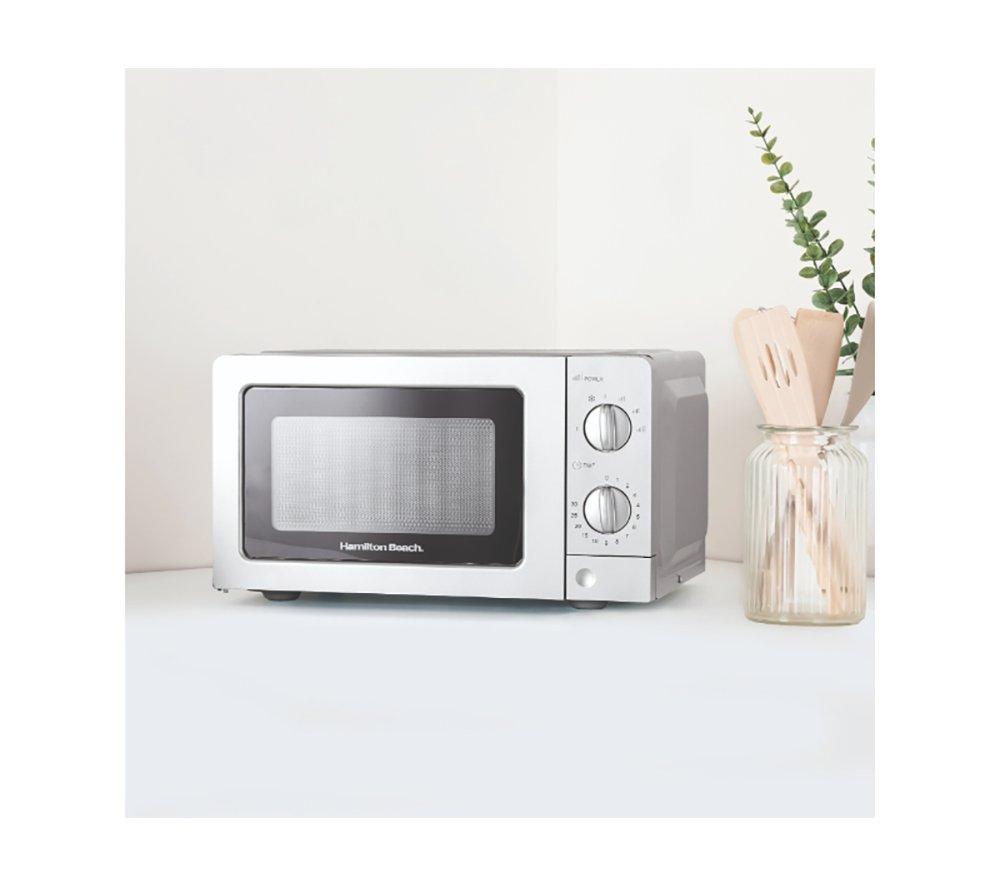 HAMILTON BEACH HB70T20S Compact Solo Microwave - Silver image number 9 of 11