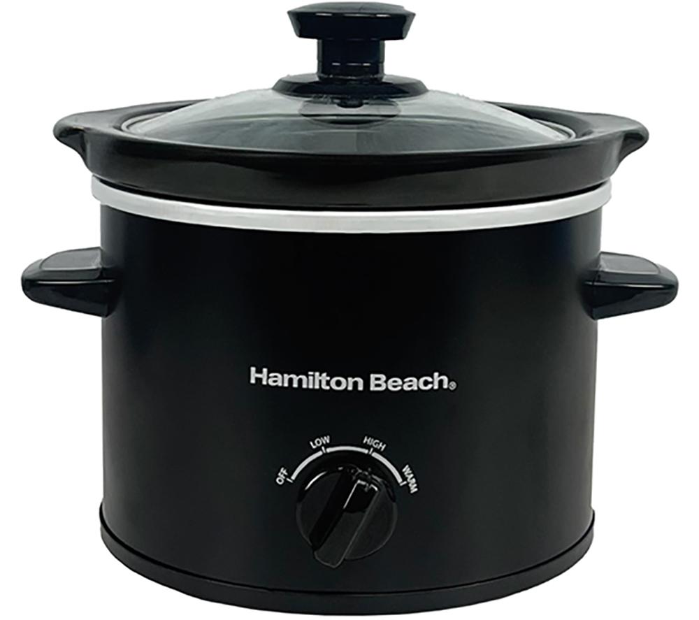 HAMILTON BEACH The Mighty Mini Slow Cooker - Black, Black