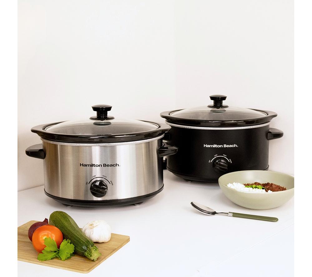 HAMILTON BEACH The Comfort Cook Slow Cooker - Silver image number 15 of 15