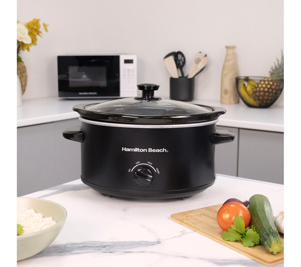 HAMILTON BEACH The Comfort Cook Slow Cooker - Black image number 14 of 15