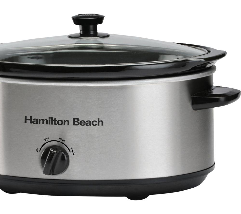 HAMILTON BEACH The Family Favourite Slow Cooker - Silver image number 2 of 4