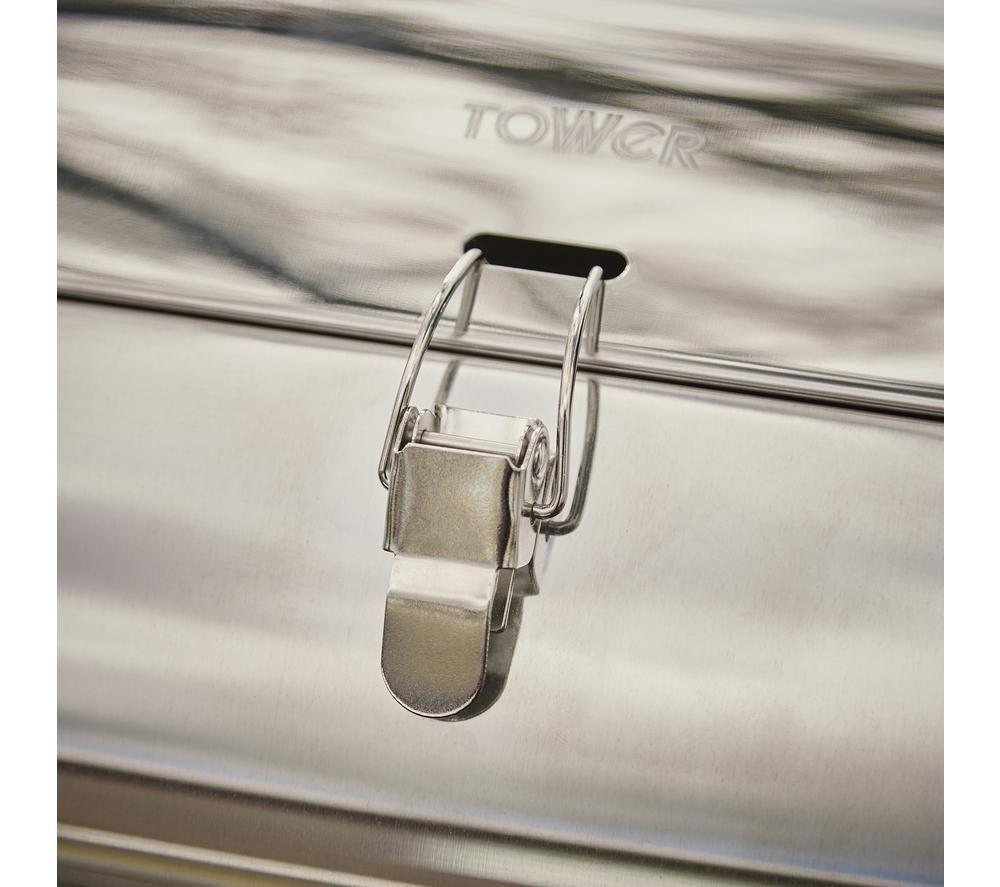 TOWER T978574 Portable Drum Charcoal BBQ - Silver image number 5 of 7