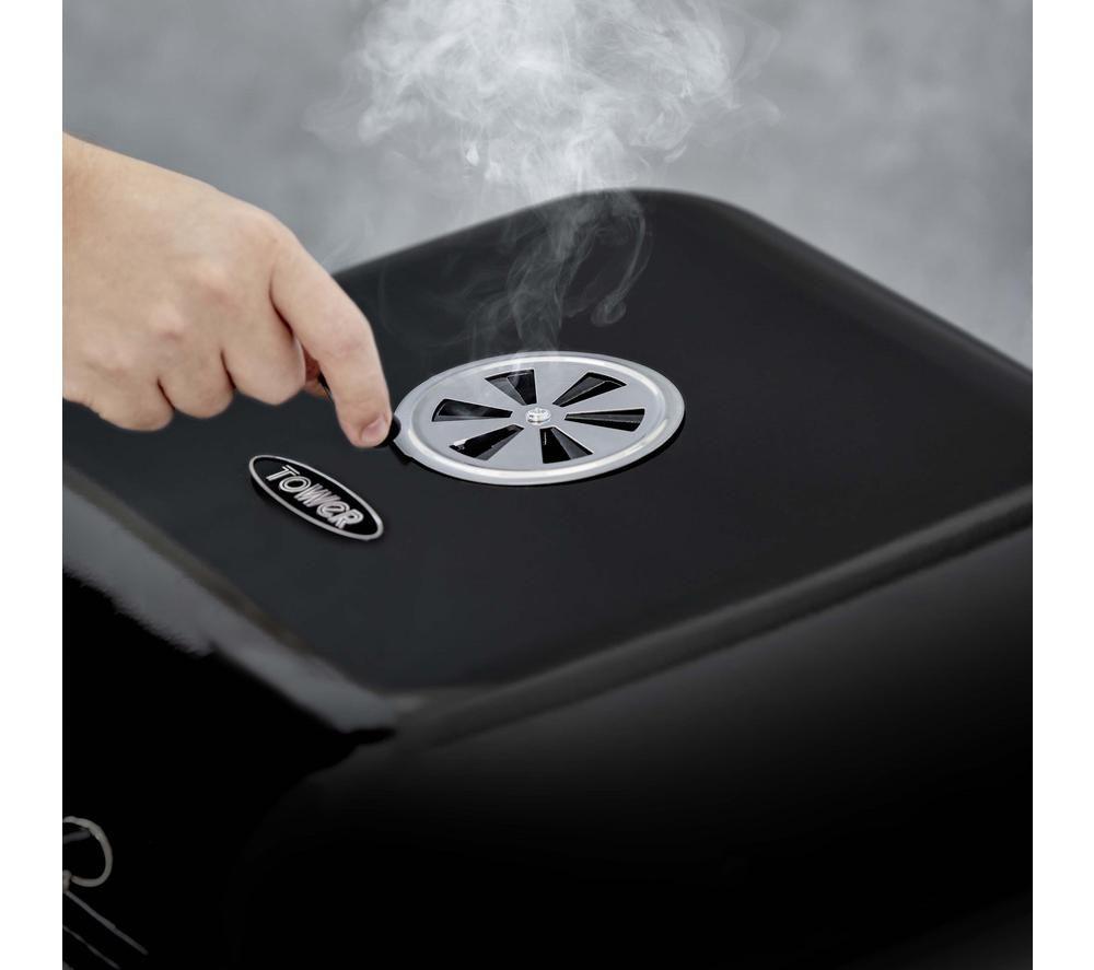 TOWER XL T978571 Portable Charcoal BBQ - Black image number 10 of 12