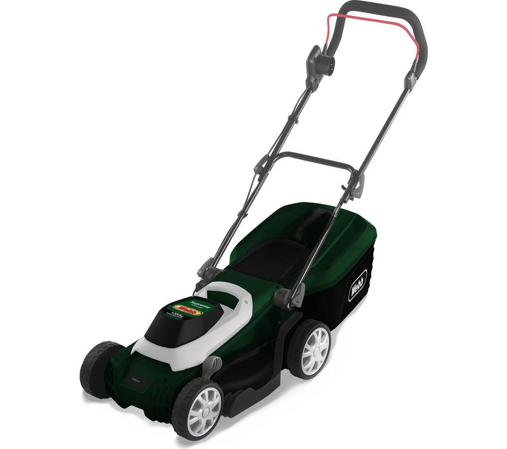 WEBB Supreme WEER33RR Corded Rotary Lawn Mower - Green