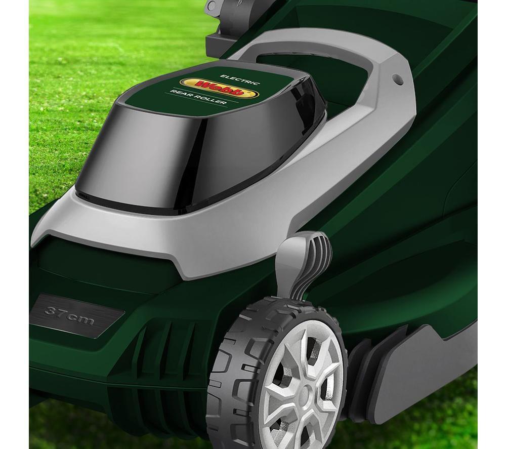 WEBB Supreme WEER37RR Corded Rotary Lawn Mower Green
