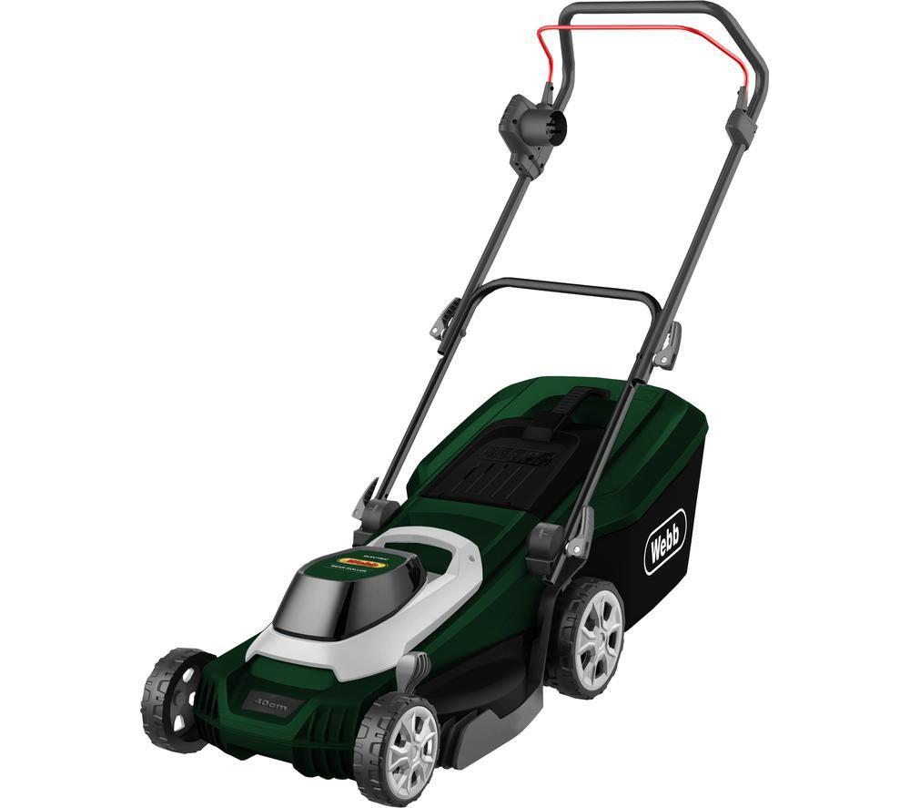 WEBB Supreme WEER40RR Corded Rotary Lawn Mower - Green