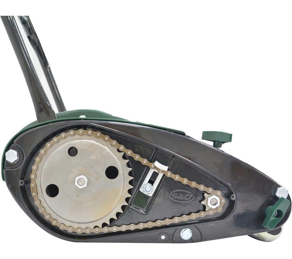 WEBB WEH12R Cordless Cylinder Lawn Mower - Green & Black image number 4 of 4