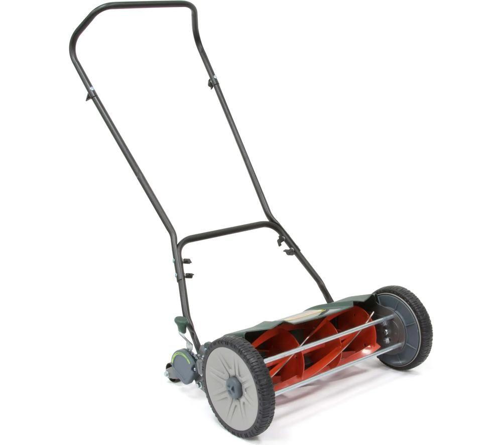 WEBB WEH18 Cordless Cylinder Lawn Mower - Green & Black image number 2 of 3