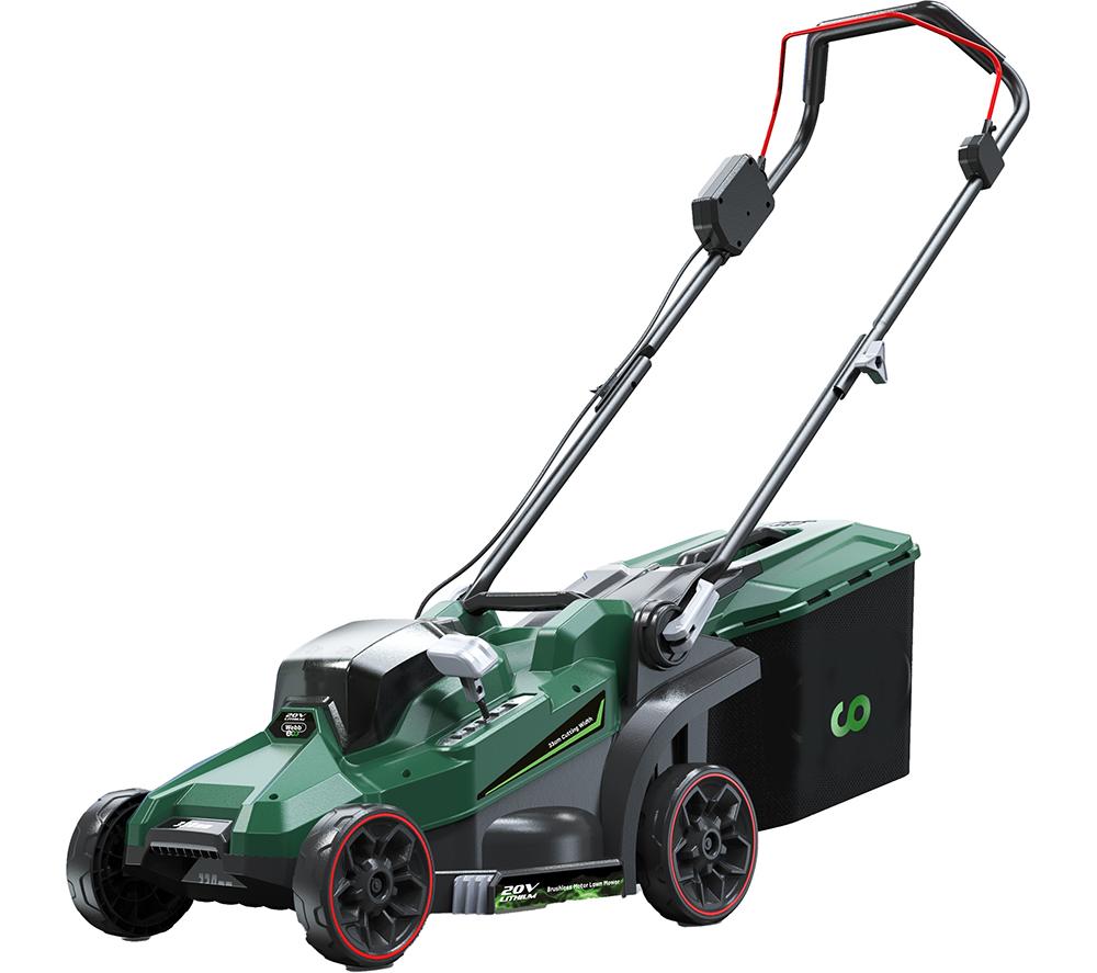WEBB WEV20LM33B4 Cordless Rotary Lawnmower - Green & Black image number 4 of 16