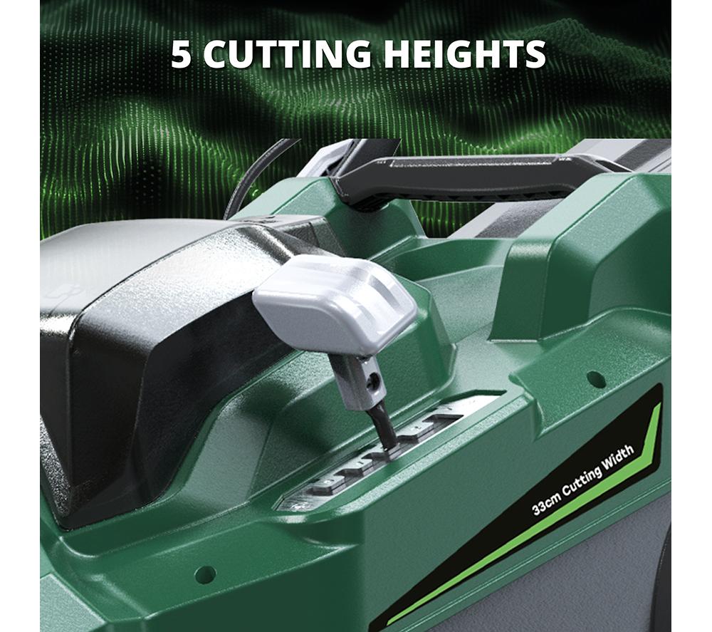 WEBB WEV20LM33B4 Cordless Rotary Lawnmower - Green & Black image number 12 of 16