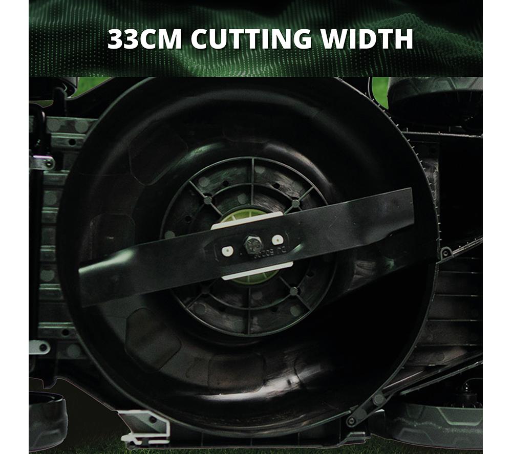 WEBB WEV20LM33B4 Cordless Rotary Lawnmower - Green & Black image number 13 of 16