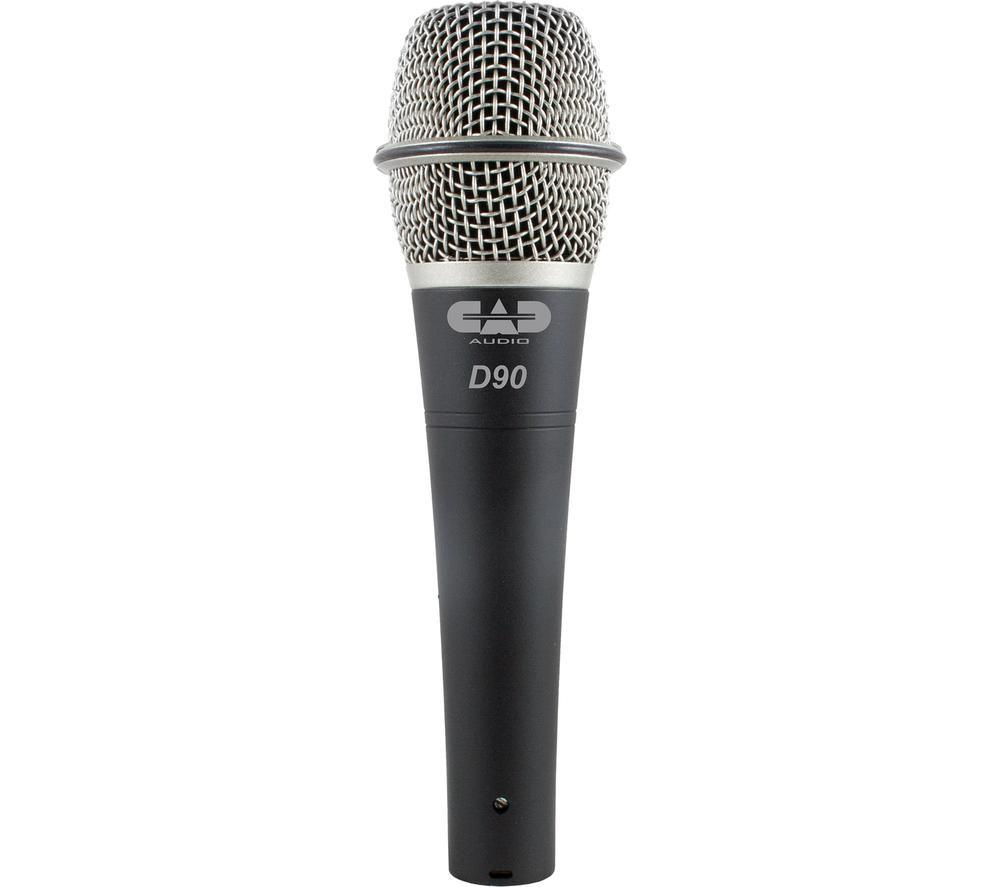 CAD Live D90 Microphone - Black & Silver, Silver/Grey,Black