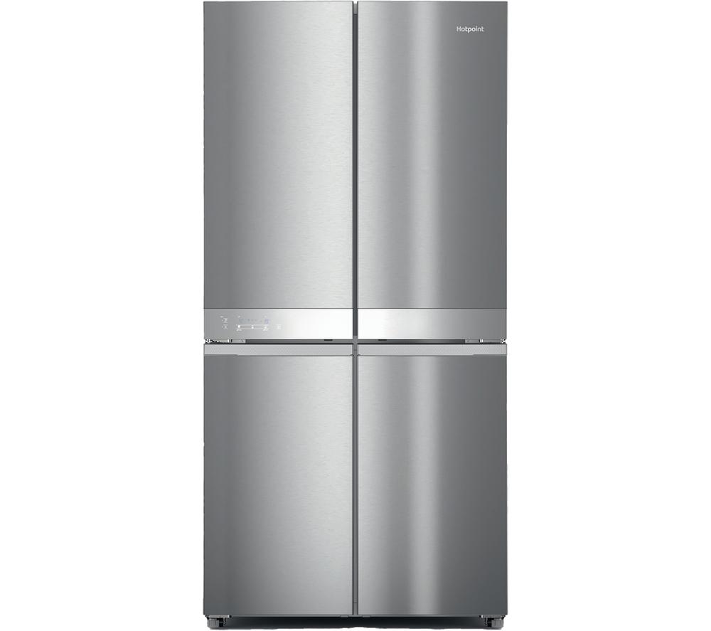 HOTPOINT HQ9 B2L G Fridge Freezer - Inox, Silver/Grey