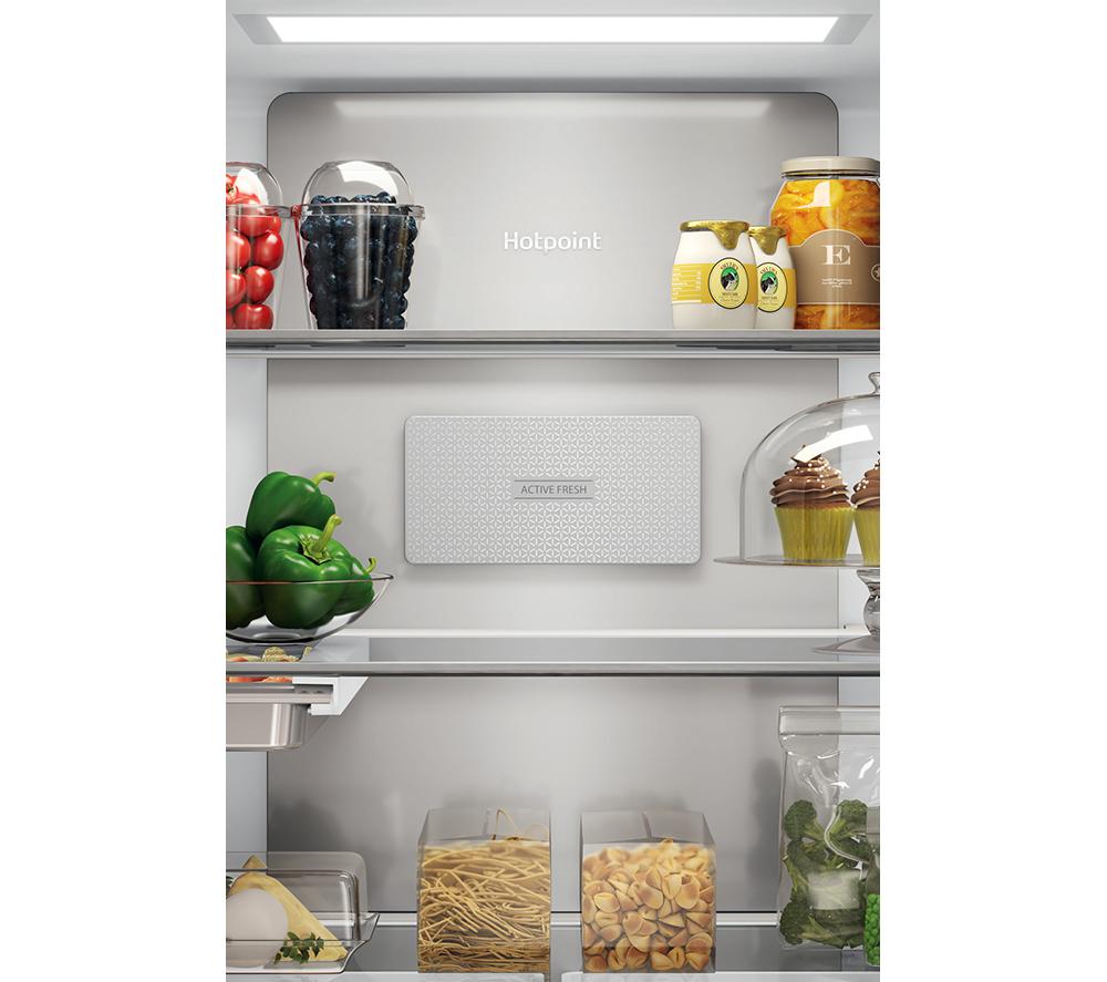 HOTPOINT Total No Frost HQ9 U2BL G Fridge Freezer - Black Inox image number 7 of 14
