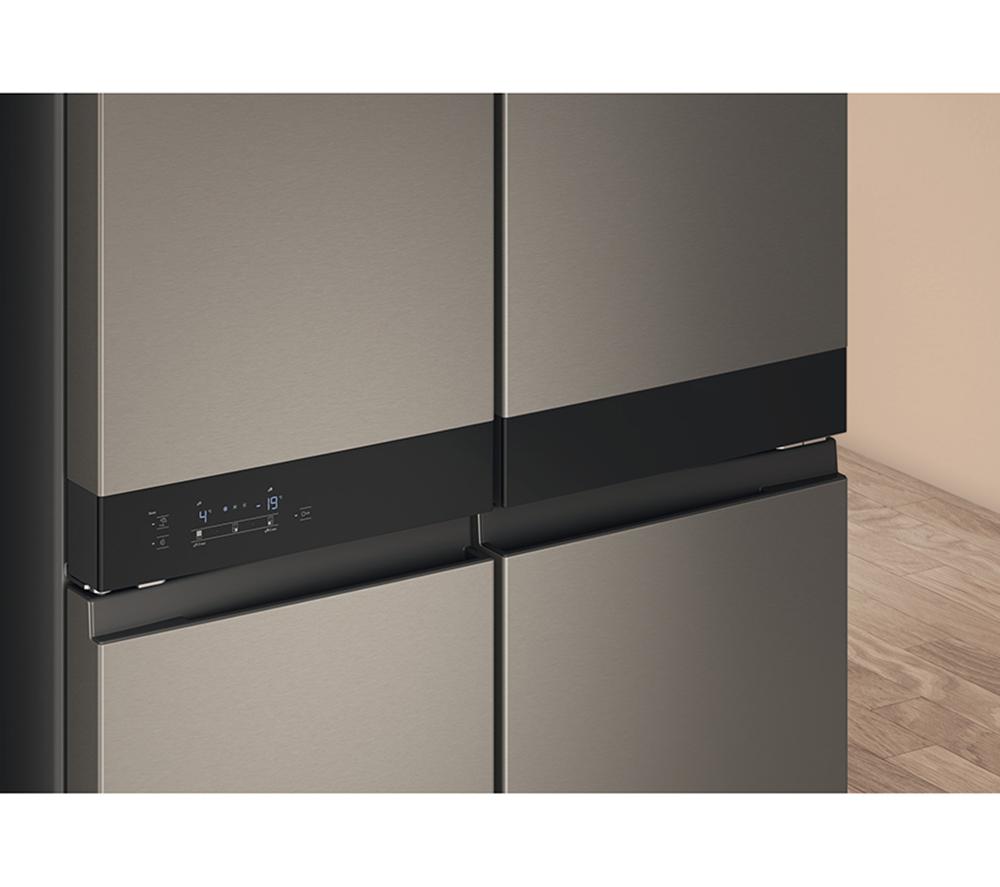 HOTPOINT Total No Frost HQ9 U2BL G Fridge Freezer - Black Inox image number 10 of 14