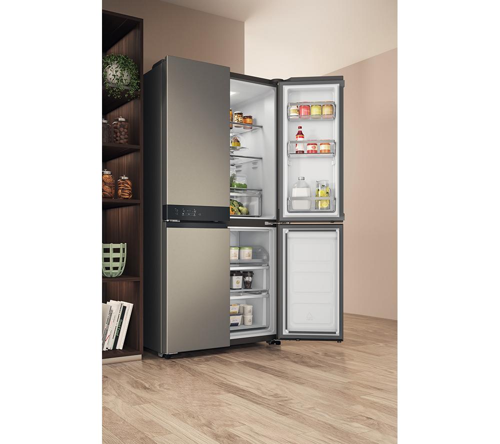 HOTPOINT Total No Frost HQ9 U2BL G Fridge Freezer - Black Inox image number 13 of 14