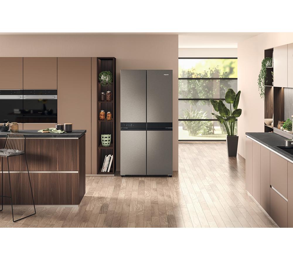HOTPOINT Total No Frost HQ9 U2BL G Fridge Freezer - Black Inox image number 14 of 14