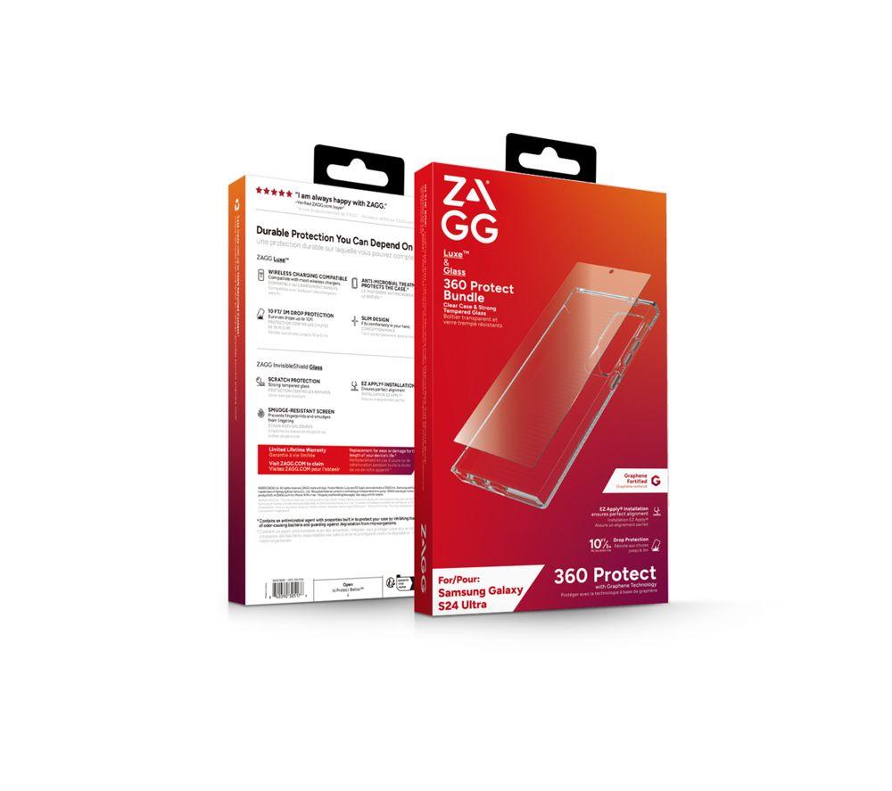 Buy ZAGG Galaxy S24 Ultra Luxe Case Screen Protector Bundle