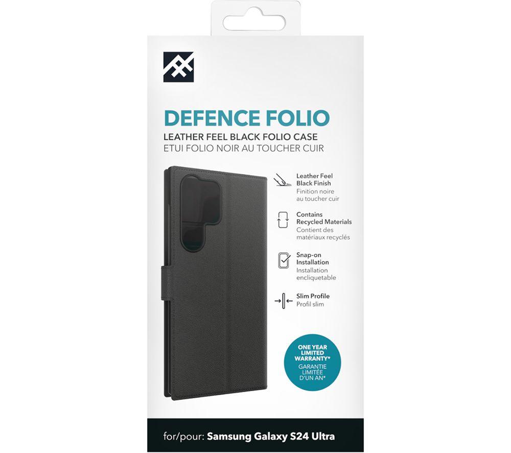 ZAGG Folio Galaxy S24 Ultra Case - Black, Black
