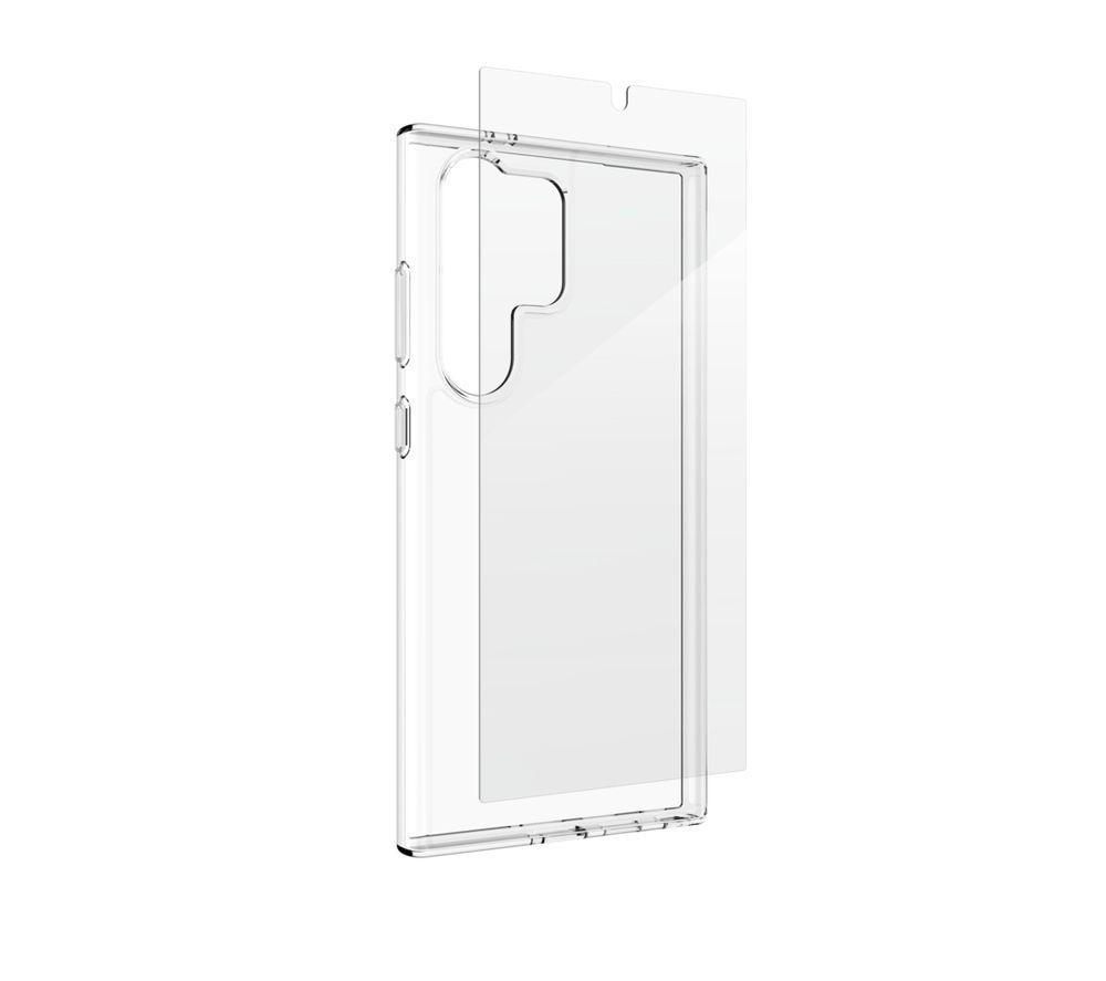 ZAGG Defence Galaxy S24 Ultra Case & Screen Protector Bundle - Clear