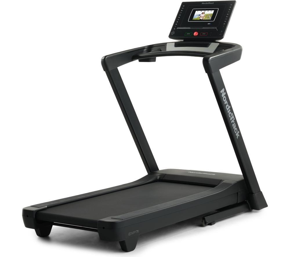 NORDICTRACK EXP 7i Smart Bluetooth Treadmill - Black, Black