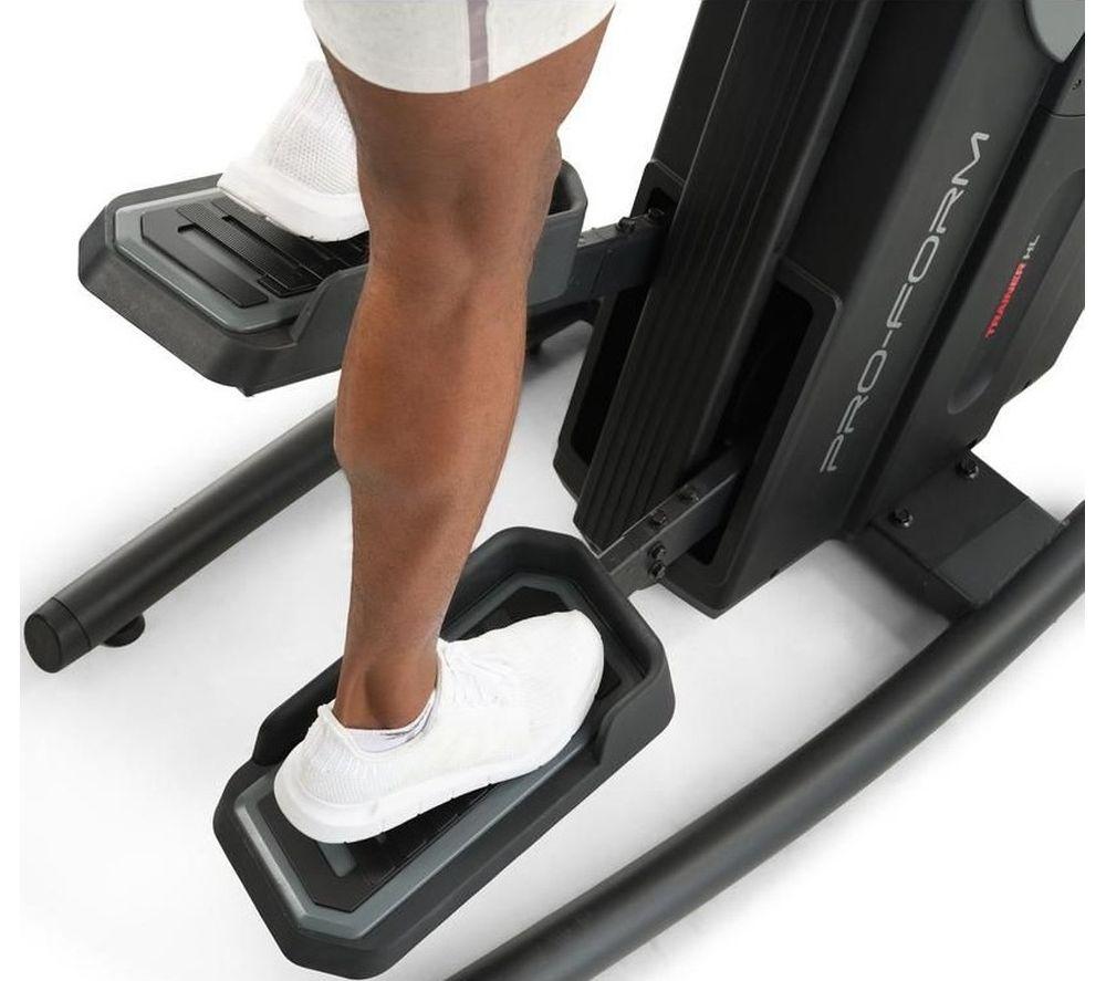 PROFORM Trainer HL Smart Bluetooth Elliptical Machine - Black & Silver image number 3 of 5