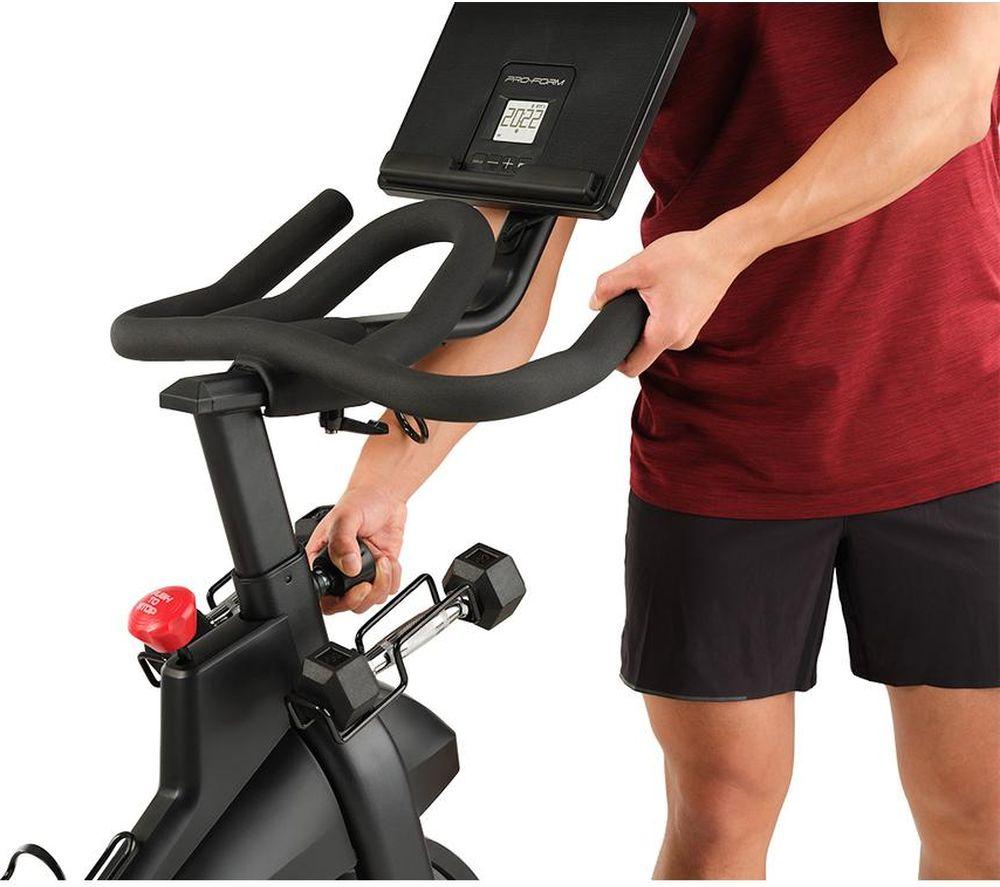 PROFORM Pro Trainer 500 Smart Bluetooth Exercise Bike - Black & Red image number 4 of 5