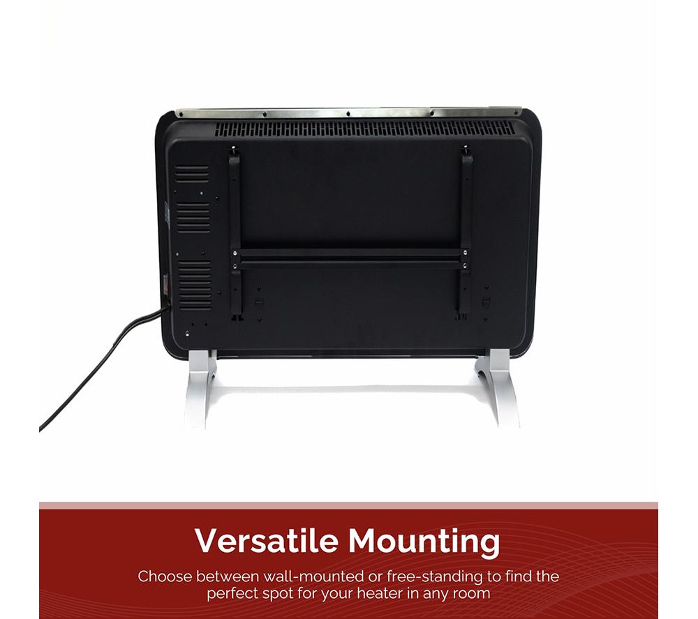 REDIFFUSION RED1000GB Smart Panel Heater - Black image number 10 of 10