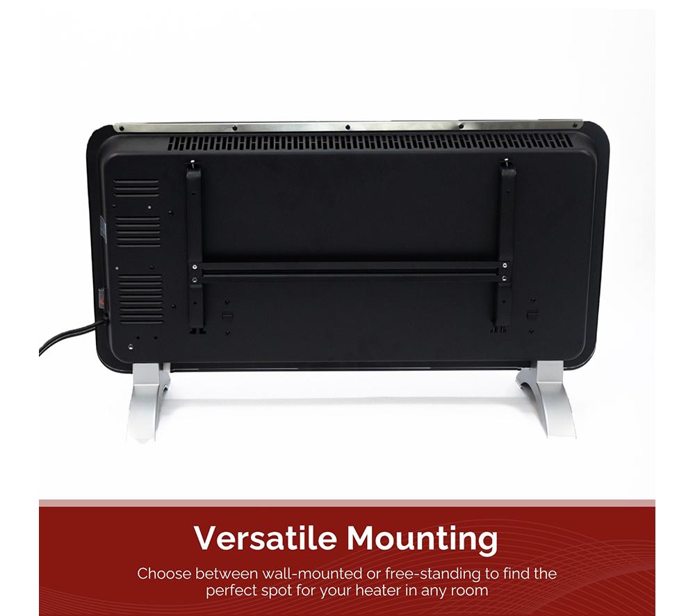 REDIFFUSION RED1500GB Smart Panel Heater - Black image number 10 of 10