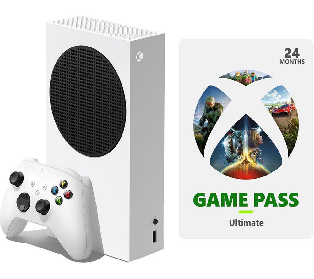 MICROSOFT Xbox Series S & 24 Month Game Pass Ultimate Bundle - 512 GB SSD, White