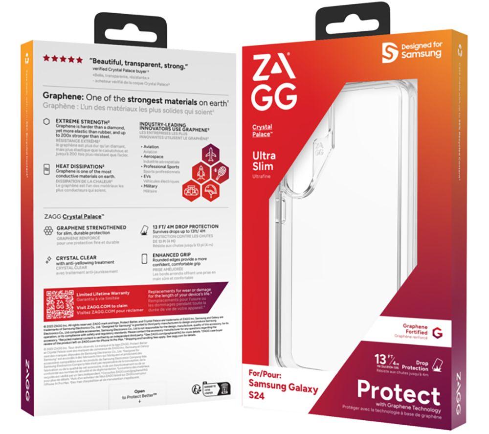 ZAGG Crystal Palace Galaxy S24 Case - Clear image number 2 of 2
