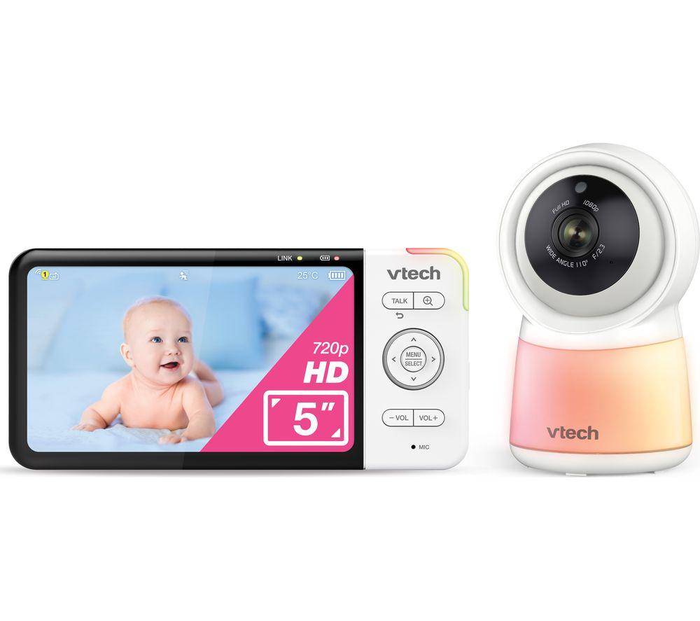 VTECH RM5755HD 5" LCD Screen Smart Video Baby Monitor - White