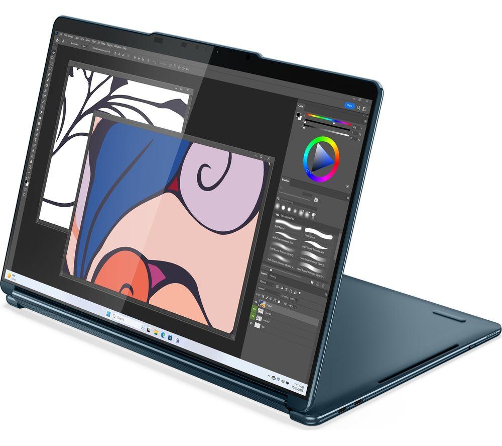 LENOVO Yoga Book 9 13.3' 2 in 1 Laptop - Intel® Core™ Ultra 7, 1 TB SSD, Teal - image 7