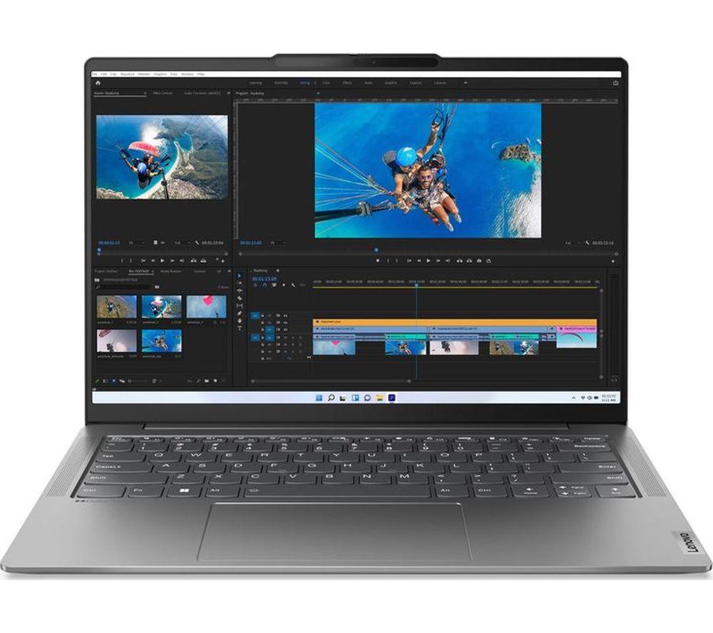 LENOVO Yoga Slim 6 14 Laptop - IntelCore? i7, 512 GB SSD, Grey, Silver/Grey