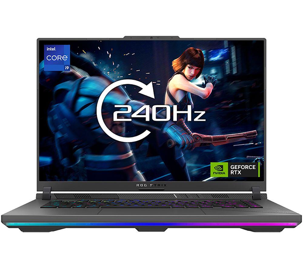 ASUS ROG Strix G16 16 Gaming Laptop - IntelCore? i9, RTX 4070, 1 TB SSD, Black,Green