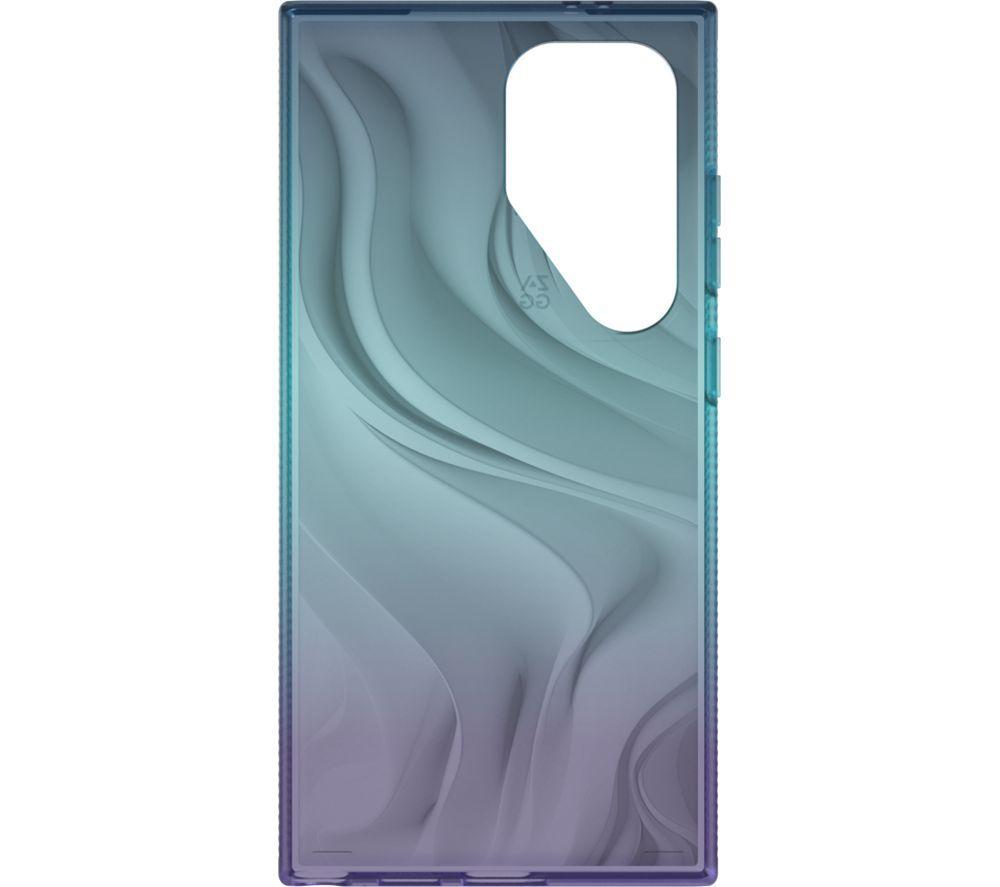ZAGG Milan Galaxy S24 Ultra Case - Deep Aurora, Green,Blue,Patterned,Purple