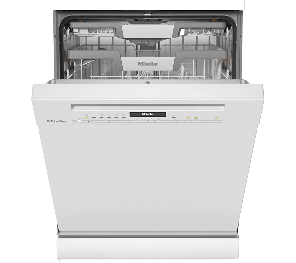 MIELE AutoDos G7130 SC Full-size WiFi-enabled Dishwasher – White, White